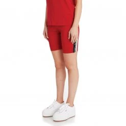 Kappa US Logo Tape Doham Bike Shorts - Red
