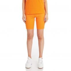 Kappa US Logo Tape Doham Bike Shorts - Orange