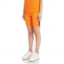 Kappa US Logo Tape Doham Bike Shorts - Orange