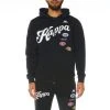 Kappa US Authentic Rode Hoodie - Black Smoke
