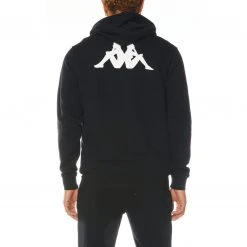 Kappa US Authentic Rode Hoodie - Black Smoke
