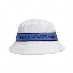 Kappa US Accessories Logo Tape Ello Bucket Hat - White Blue