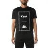 Kappa US Men Authentic Graphik Graphy T-Shirt - Black Smoke