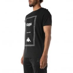Kappa US Men Authentic Graphik Graphy T-Shirt - Black Smoke