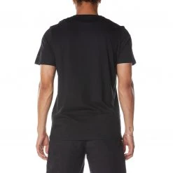 Kappa US Men Authentic Graphy T-Shirt - Black Smoke Sand