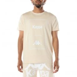 Kappa US Authentic Graphik Graphy T-Shirt - Beige