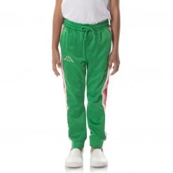 Kappa US Kids Logo Tape Dalic Trackpants - Green