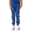 Kappa US Logo Tape Dalic Trackpants - Blue Kids