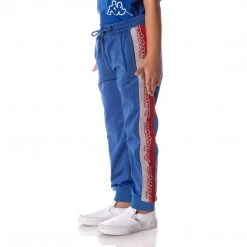 Kappa US Logo Tape Dalic Trackpants - Blue Kids