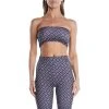 Kappa US Women Authentic Toppix Tube Top - Black Smoke Sand