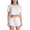 Kappa US Logo Tape Elera T-Shirt - White