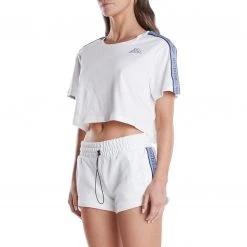 Kappa US Logo Tape Elera T-Shirt - White