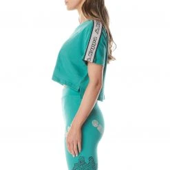 Kappa US Logo Tape Elera T-Shirt - Teal