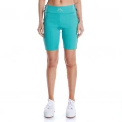 Kappa US Women Logo Tape Eosa Shorts - Teal