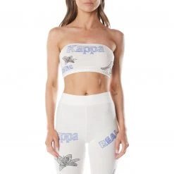 Kappa US Authentic Graphik Tessa Bandeau - White Women