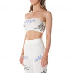 Kappa US Authentic Graphik Tessa Bandeau - White Women