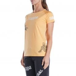 Kappa US Authentic Graphik Tibi T-Shirt - Light Orange Women