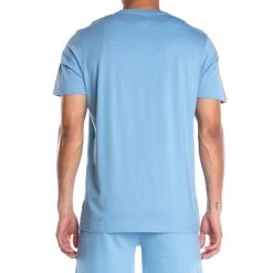 Kappa US Men Authentic Graphik Ten T-Shirt - Light Blue