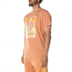 Kappa US Authentic Graphik Ten T-Shirt - Beige