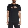 Kappa US Men Authentic Graphik Trevor T-Shirt - Black Smoke Brown
