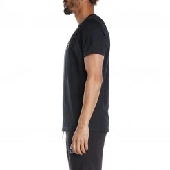 Kappa US Men Authentic Graphik Trevor T-Shirt - Black Smoke Brown