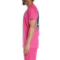 Kappa US Authentic Graphik Tullio T-Shirt - Pink Black