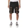 Kappa US Men Logo Tape Esso Shorts - Black Smoke Light Orange