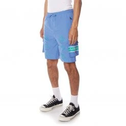 Kappa US Logo Tape Esso Shorts - Blue Teal Men