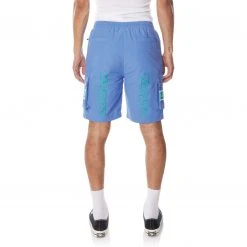 Kappa US Logo Tape Esso Shorts - Blue Teal Men 9 Kappa US Logo Tape Esso Shorts - Blue Teal Men