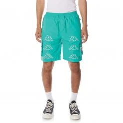 Kappa US Logo Tape Esso Shorts - Teal
