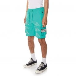 Kappa US Logo Tape Esso Shorts - Teal
