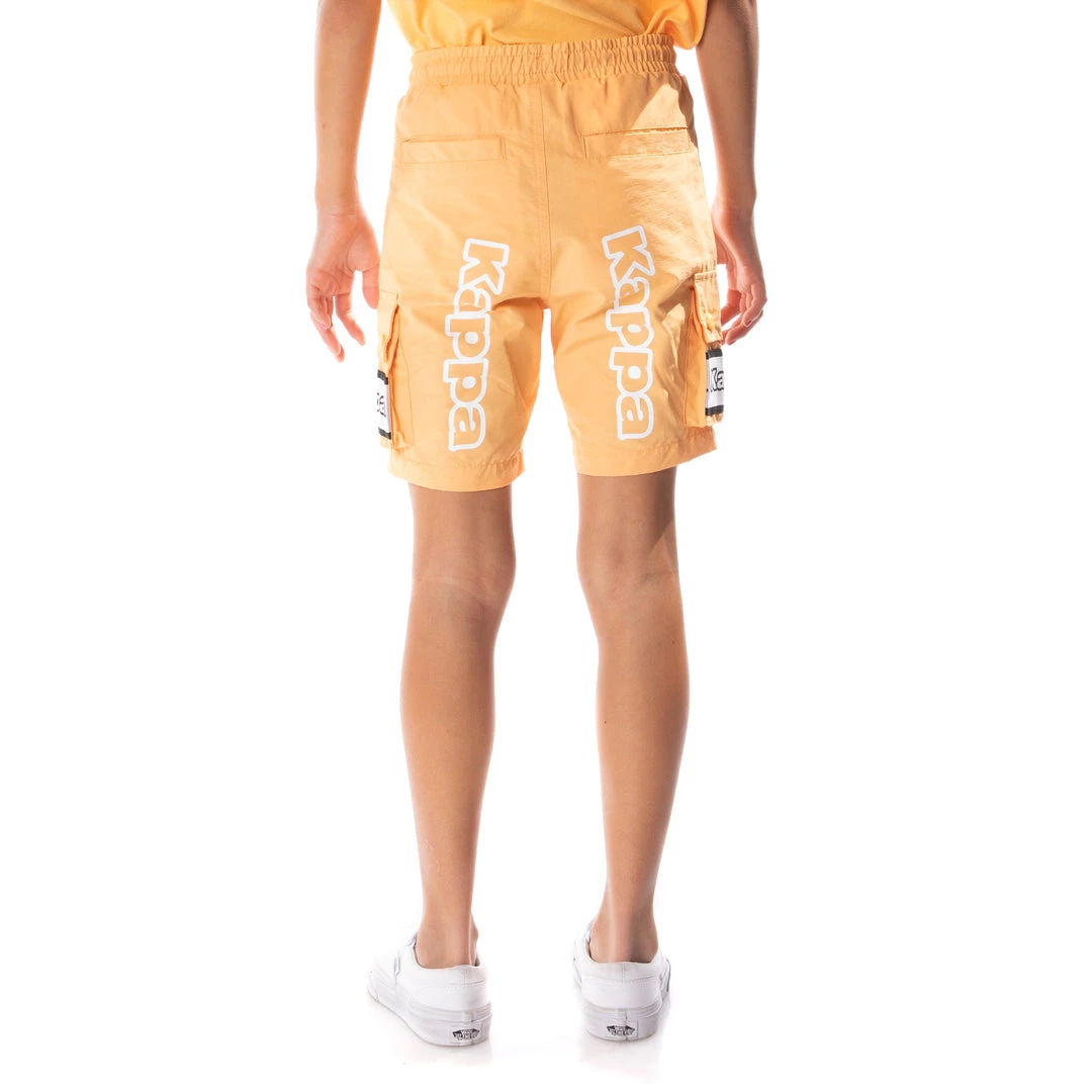 Kappa US Kids Logo Tape Esso Cargo Shorts - Light Orange 6 Kappa US Kids Logo Tape Esso Cargo Shorts - Light Orange