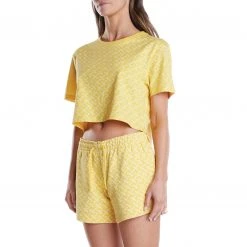 Kappa US Women Authentic Marphy T-Shirt - Yellow Sand