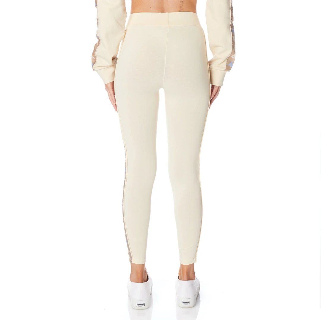 Kappa US 222 Banda Bartes Leggings - Beige Women 6 Kappa US 222 Banda Bartes Leggings - Beige Women