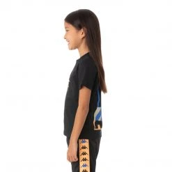 Kappa US Kids Authentic Molongio T-Shirt - Black