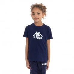 Kappa US Kids Authentic Molongio T-Shirt - Navy Violet