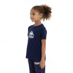 Kappa US Kids Authentic Molongio T-Shirt - Navy Violet