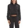 Kappa US Women 222 Banda Ponce Cropped Jacket - Black Smoke