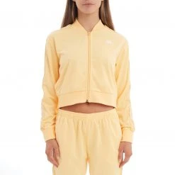 Kappa US 222 Banda Ponce Track Jacket - Light Yellow White