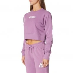 Kappa US Authentic Ambilobe Sweatshirt - Violet Lavender White Women