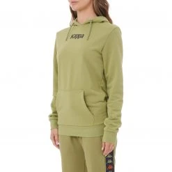 Kappa US Women Authentic Ambenja Hoodie - Green Salvia