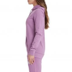 Kappa US Women Authentic Ambenja Hoodie - Violet Lavender White