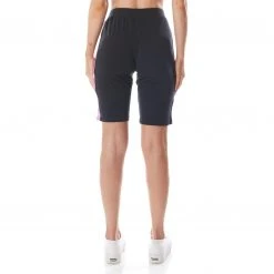 Kappa US Women 222 Banda Dicles 2 Bike Shorts - Black Smoke Violet