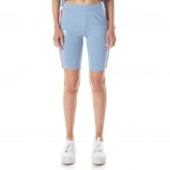 Kappa US 222 Banda Dicles 2 Bike Shorts - Light Blue Pink Women