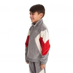 Kappa US Kids Logo Tape Axel Jacket - Grey