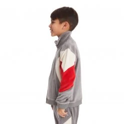 Kappa US Kids Logo Tape Axel Jacket - Grey
