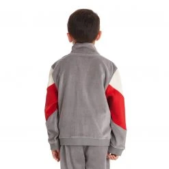 Kappa US Kids Logo Tape Axel Jacket - Grey
