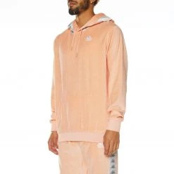 Kappa US 222 Banda Loredo 2 Hoodie - Peach Men