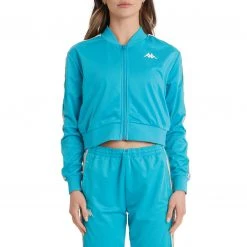 Kappa US 222 Banda Asber 2 Cropped Jacket - Dark Aqua