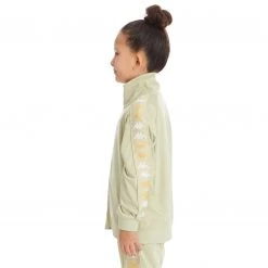 Kappa US Kids 222 Banda Annistonin Track Jacket - Green Sage